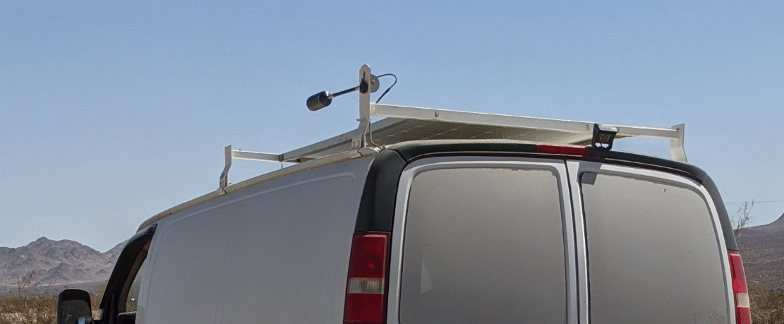 folding cellular antenna mount